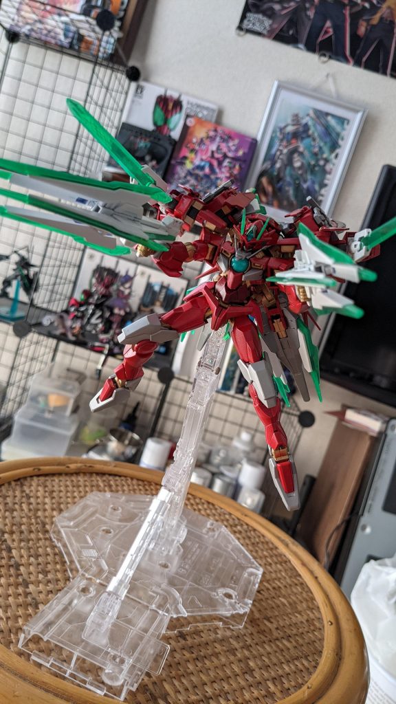 GNバスターベイオネット/ΣとGNソードⅤ/Λの一斉射撃