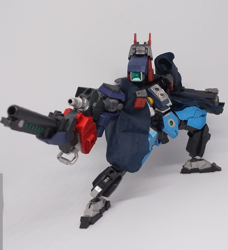 また、一部関節部もブレイドベリルと同じ仕様に設計、これにより高い可動域を得ることに成功している。(それ故に組み替えも可能になってますがそれはまたの機会に…)