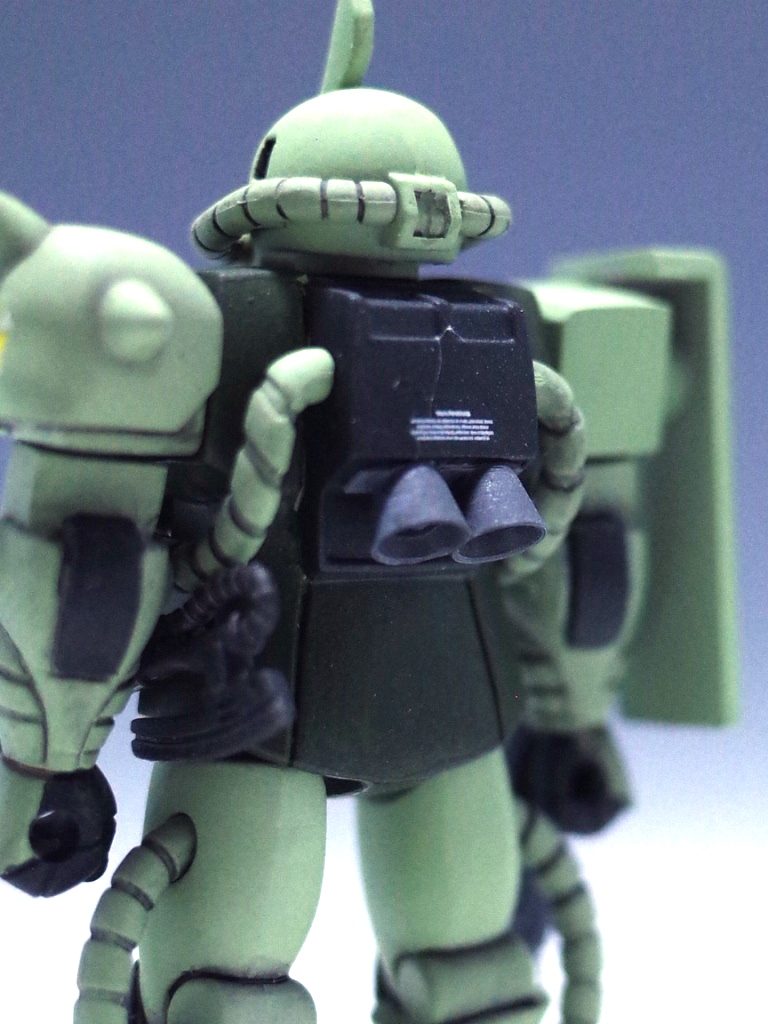 　1/288 ザクⅡ(キリー・ギャレット少佐機)　–4枚目/制作者：だんくら工房・mk戦車