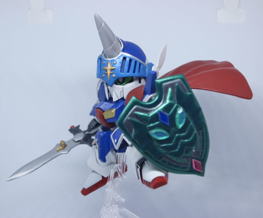 LGBBスタイルにこだわった為、BB戦士アルガスナイトゼータや元祖SDからのパーツ流用はありません。結果的に大変ではありましたが、理想の剣士ゼータになって大満足です!以上です。