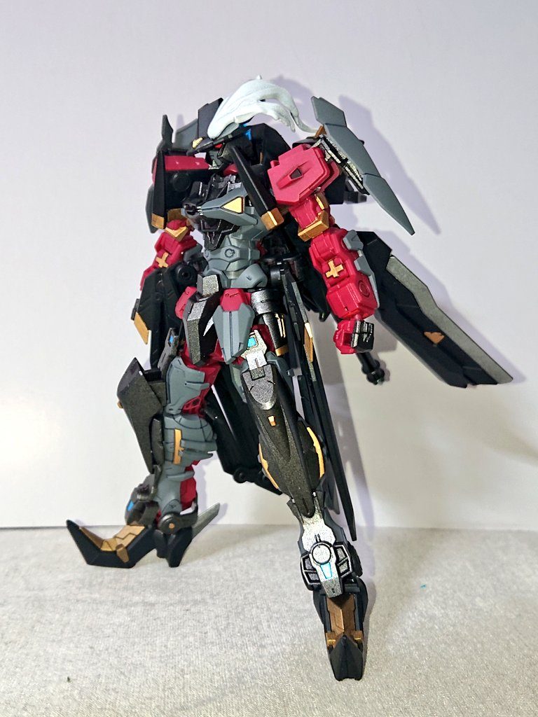 閲覧ありがとうございました。好きなキャラクターのガンプラ再現、完成できて良かったです(*´ω`*)