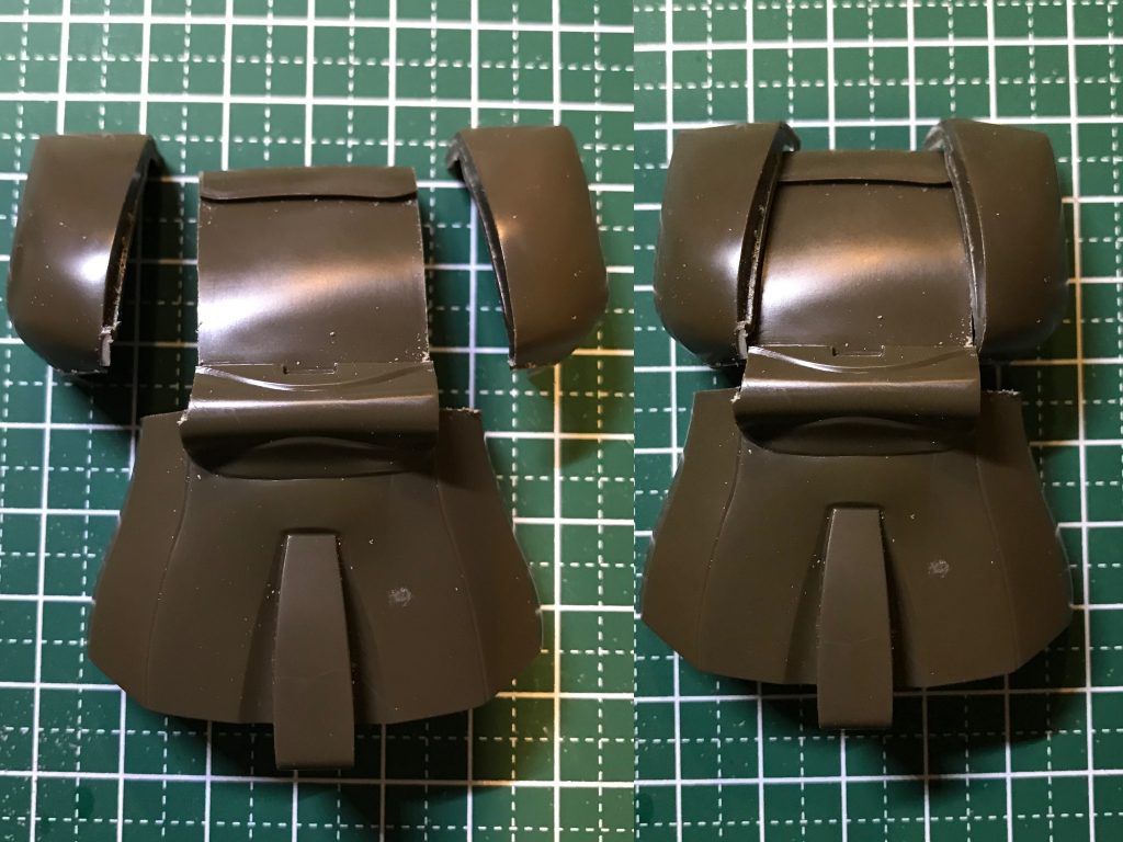 上半身が太すぎるので巾詰め．