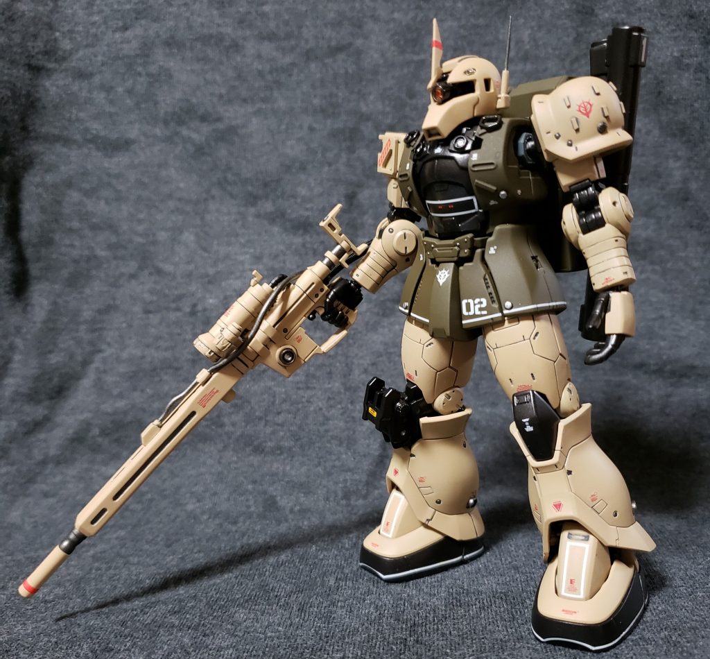 ザクIスナイパータイプ ヨンム・カークス機–2枚目/制作者：シオカラ