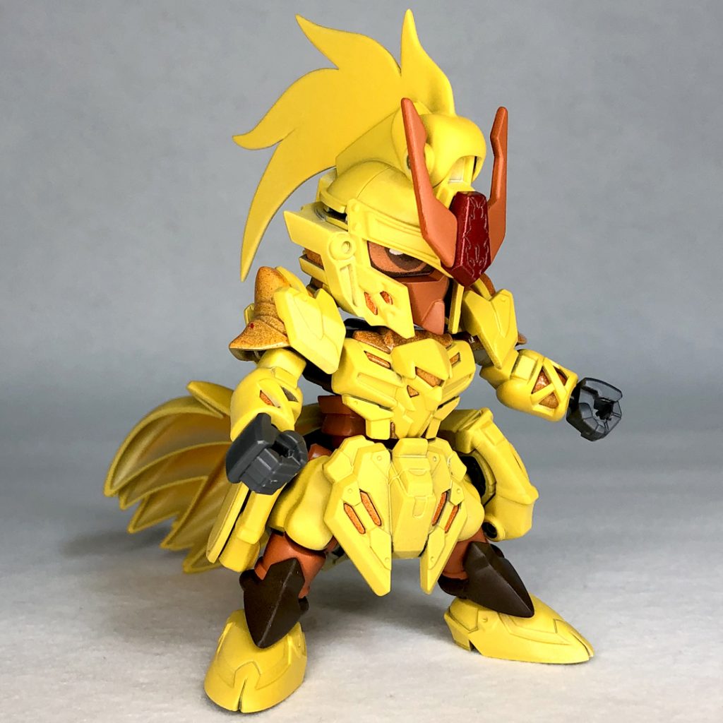 MS時正面キュウコンの装いが見え隠れしますがそれも魅力に変えてかっこよく凛々しい姿になりました!