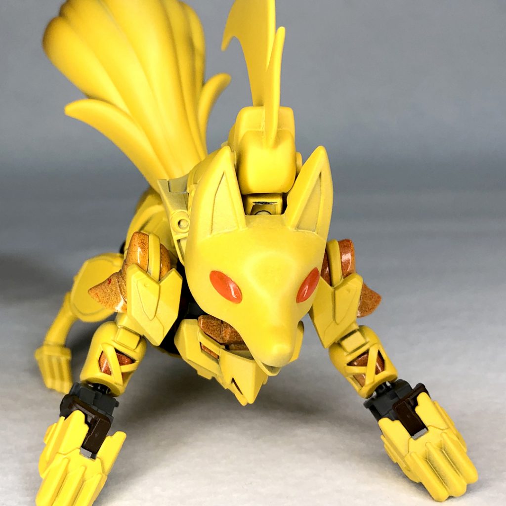 ここまでご覧いただきありがとうございます。MA時もそっくりになり好きな見た目ですがMS時の姿が予想以上にかっこよく魅力的な姿となり、1体で2度おいしい出来になりました!