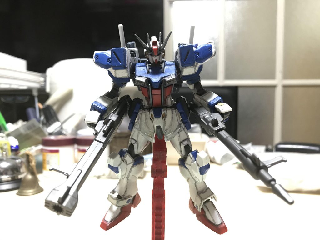 お決まりのバスターのライフルで中距離攻撃