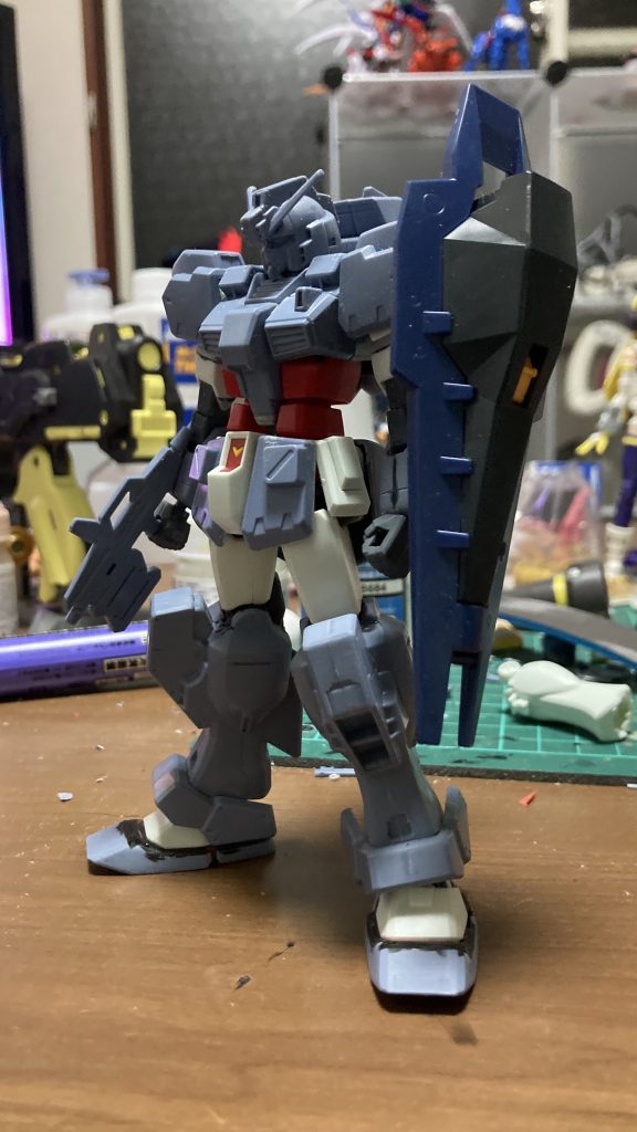 塗装前の様子どこになんのパーツが使われているか分かり易いはず