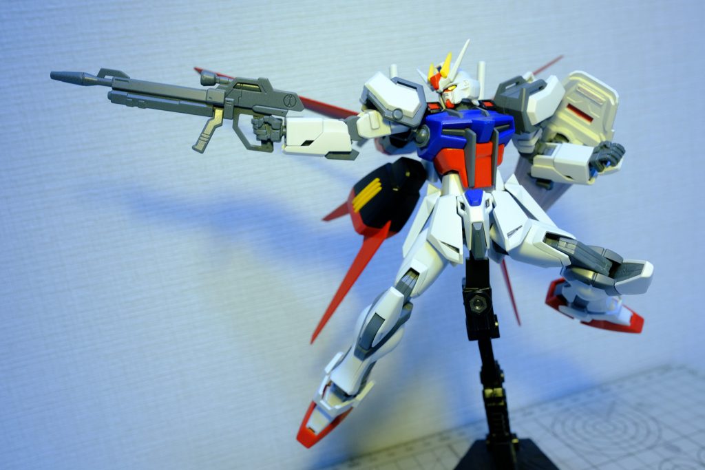 定番のこのポーズ。