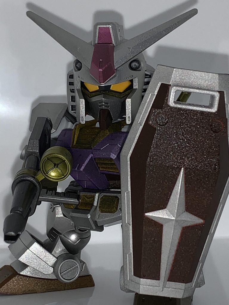 実験過程でこんな事失敗も…調色に失敗して凄くボコボコに笑