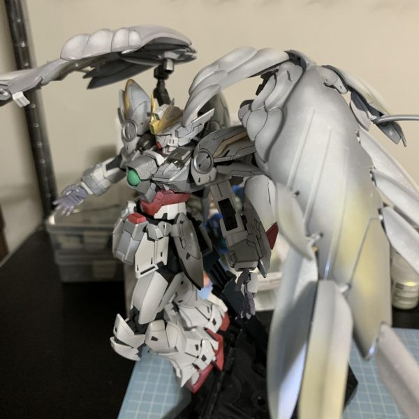 ウィングガンダムゼロ(EW)スノーホワイトグラデーション風