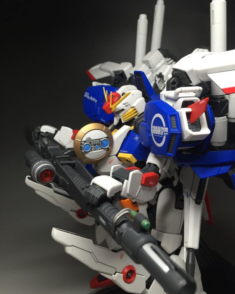 Ex-Sガンダム(部分塗装)–4枚目/制作者:ケイピー