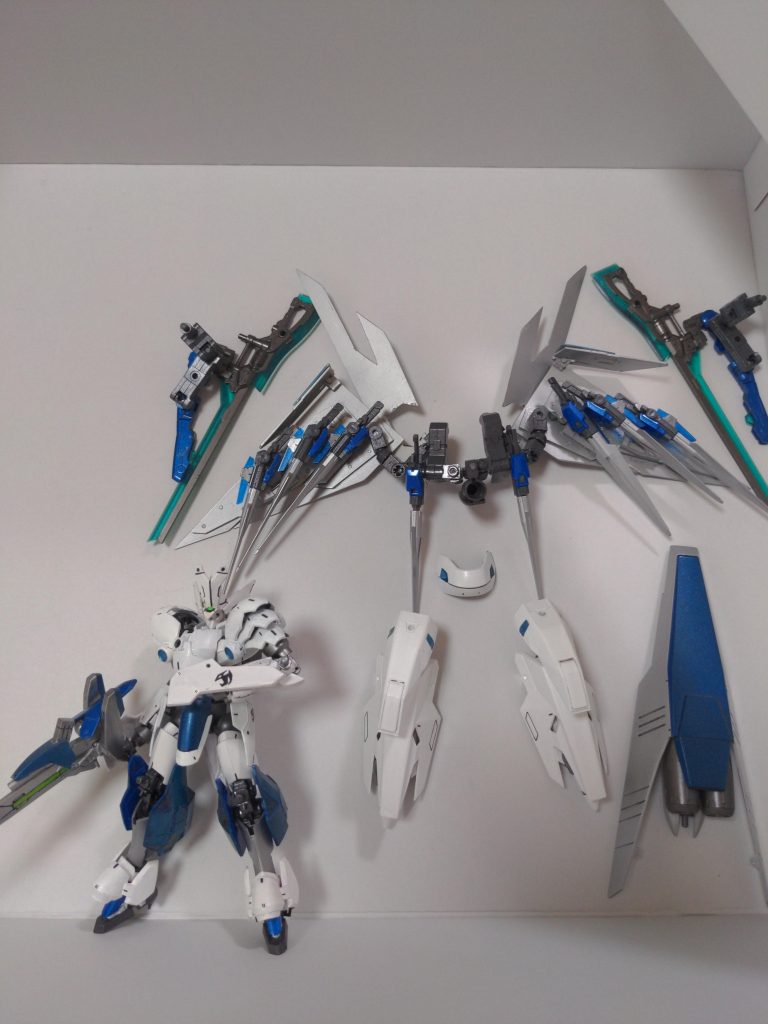 一通り武装を外したら大分さっぱりしますね。重量が約半分にw