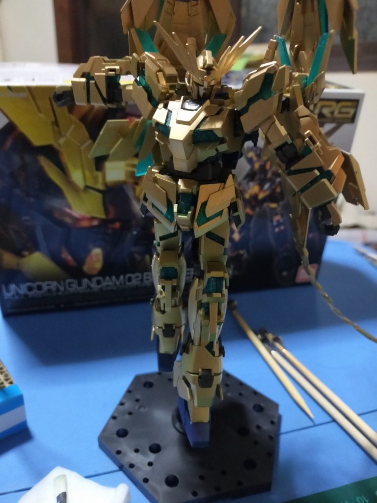 HGユニコーンガンダム3号機フェネクス最終決戦–3枚目/制作者：Gumaちゃん