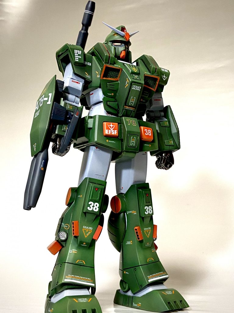 旧キット1／100フルアーマーガンダム–2枚目/制作者：クニ