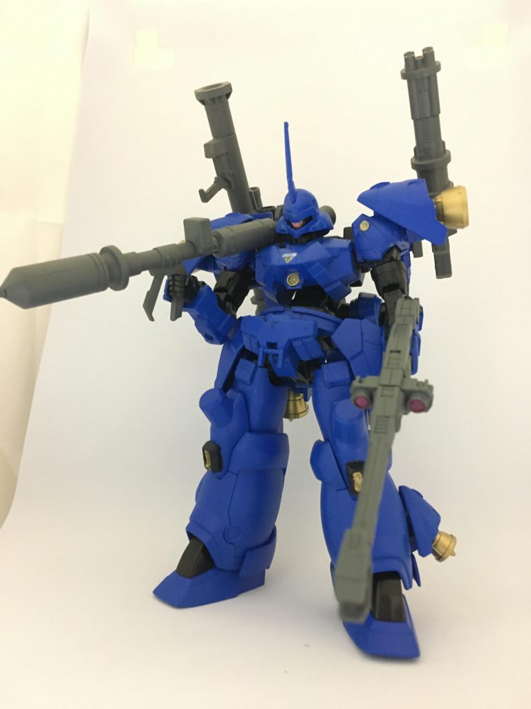 素立ち。アナザーケンプファー感が出てる感じでお気に入りの一体になりました!シードとかアナザーガンダムにいる感じww