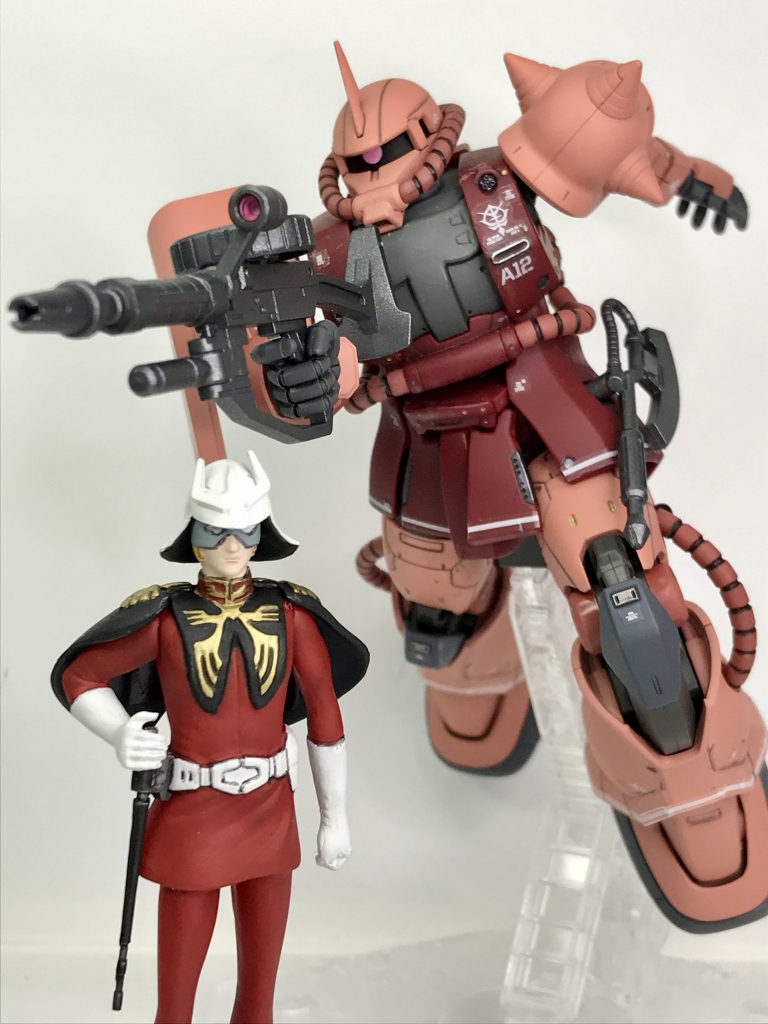 キャラコレのシャアとともに(^^)これがやりたかったんです!