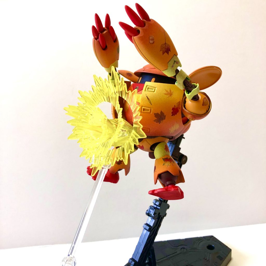 お腹ビーム！もちゃんと再現。