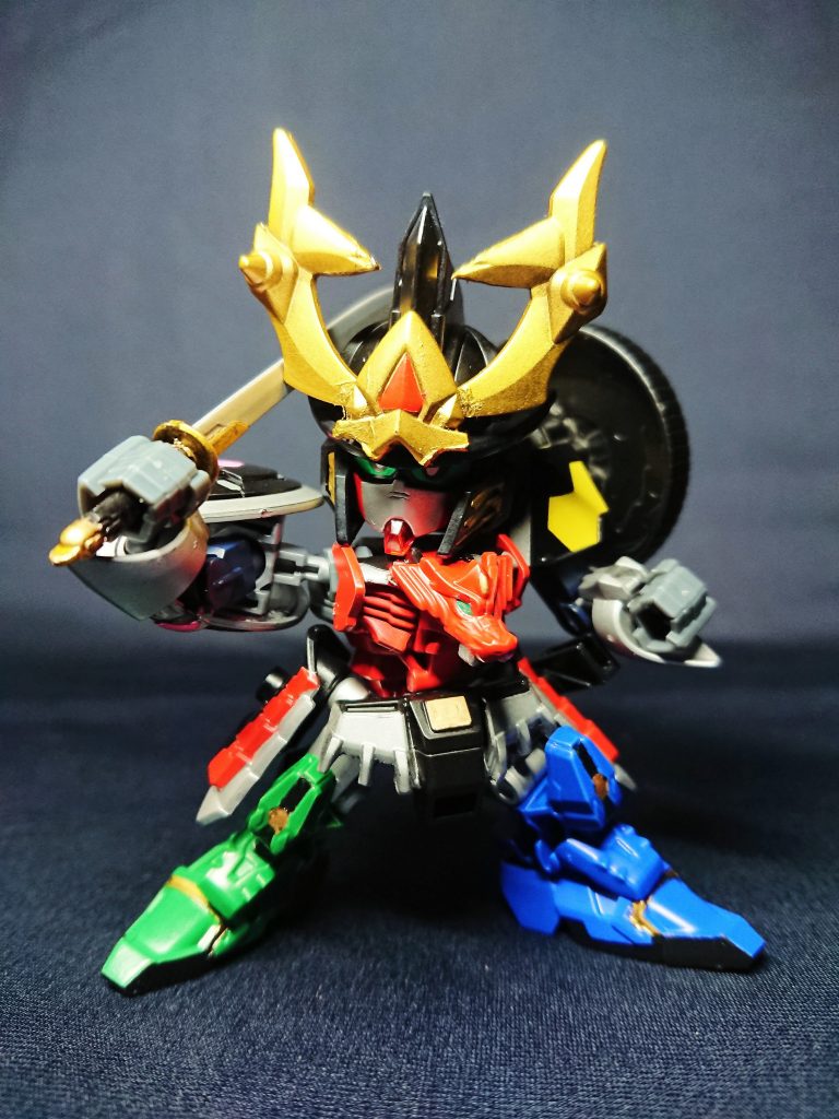 ムシャワールドで剣神と呼ばれていた侍。落命の後に天界武者に転生。模力(モヂカラ)という、一瞬で相手の技を見抜き自身の技とする力を身につけた。