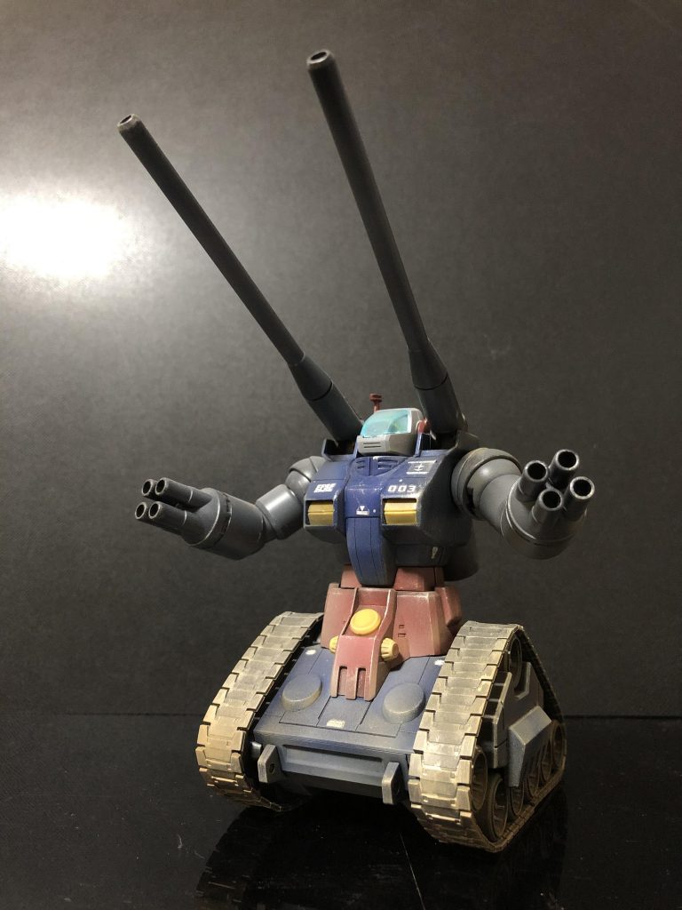 せっかく黒立ち上げで塗装してみたのですが、汚したら分からなくなってしまいました。