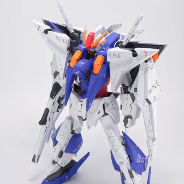 HG クスィーガンダム GANDAM RX-105 改修 塗装 完成品 閃光の