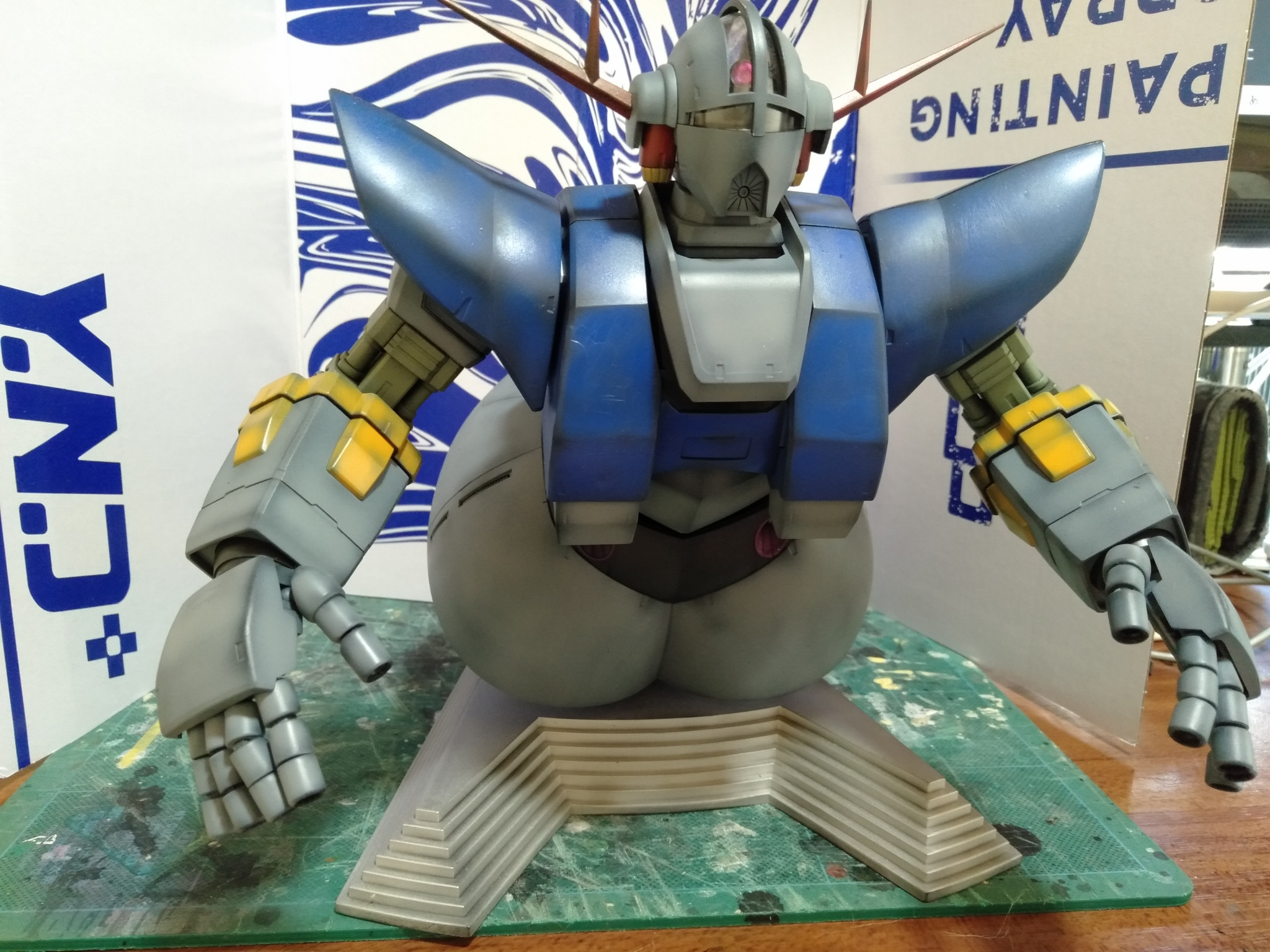 Mg ジオング1号機 ２号機 猫親父さんのガンプラ作品 Gunsta ガンスタ