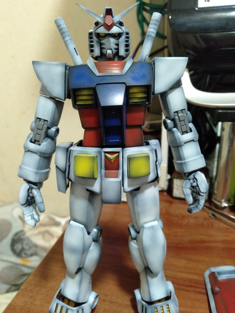 MGプロトタイプガンダム（G－０２カラー）　準備稿Face Version–2枚目/制作者：猫親父