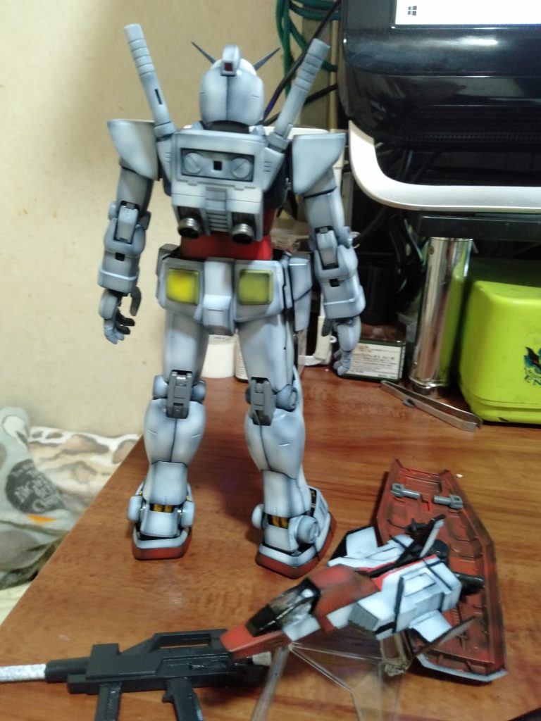 MGプロトタイプガンダム（G－０２カラー）　準備稿Face Version–4枚目/制作者：猫親父