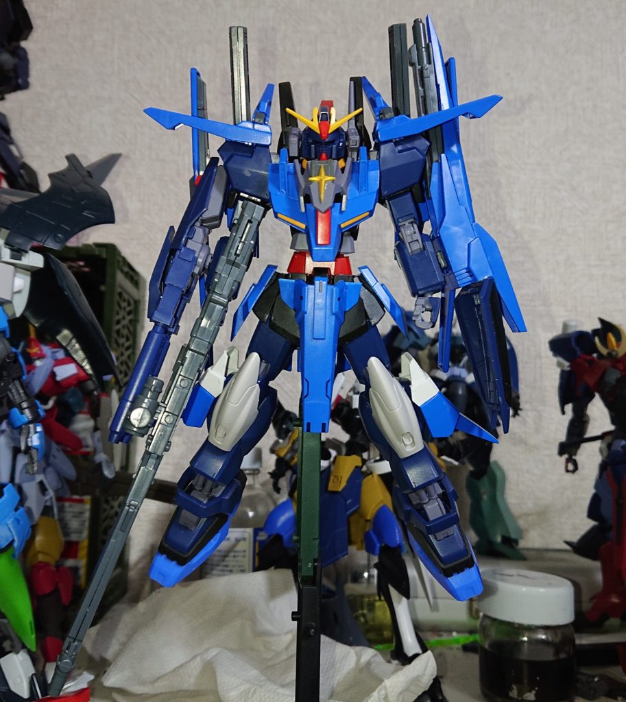 塗装前写真。お盆休みに実家で仮組みしてました🤣