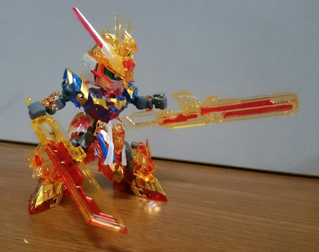 ・武器類一部を悟空をイメージして赤く塗装してるっス