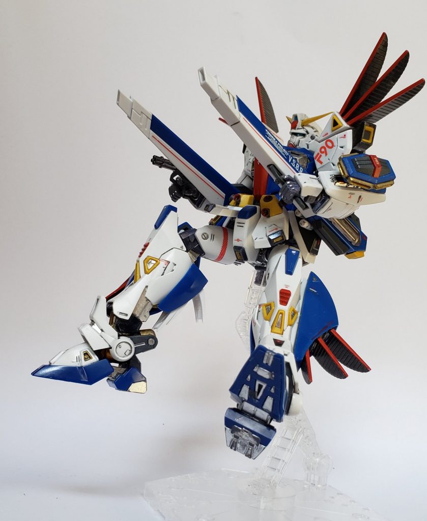 Vタイプ最大のウリ、ヴェスバー！赤ラインは市販のデカールで入れてます