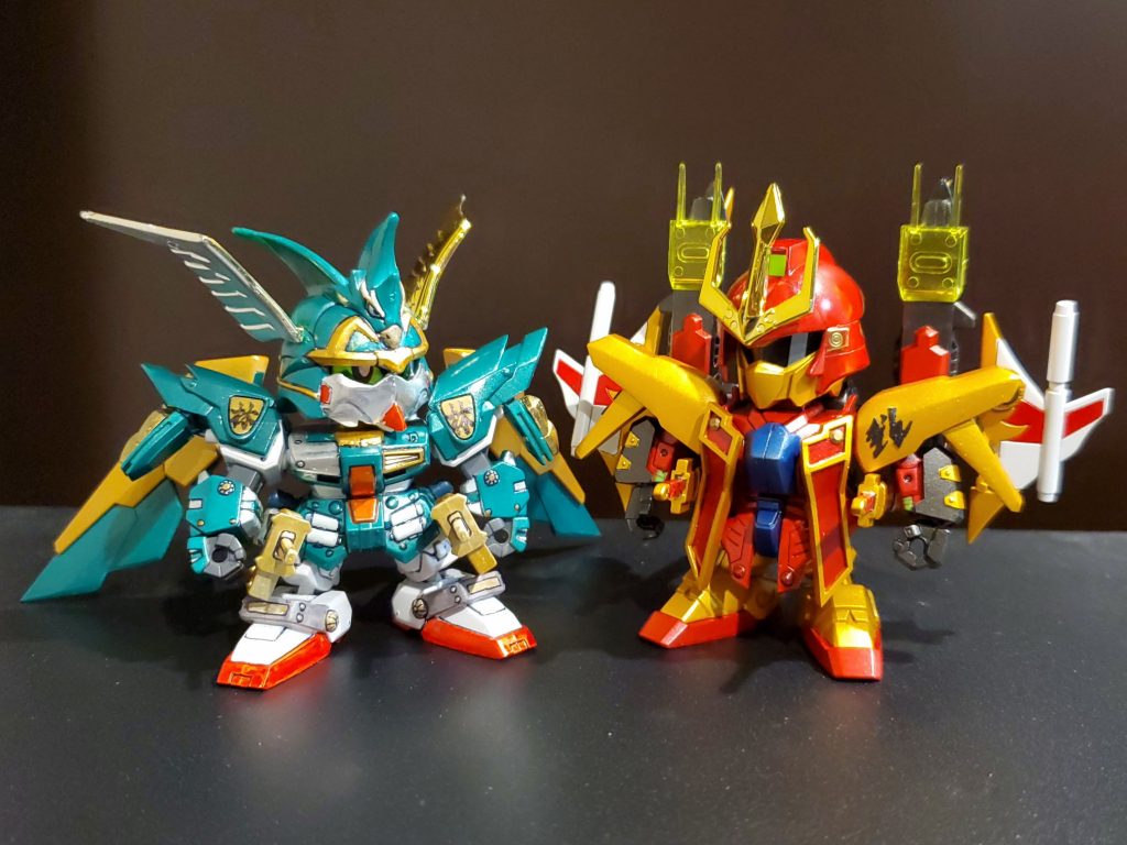 師匠と。師匠の塗装は今見るともうヤバくて、塗りなおそうか、成長記録でとっておこうか、悩んでますみんな揃ったら塗りなおしてあげようかなー