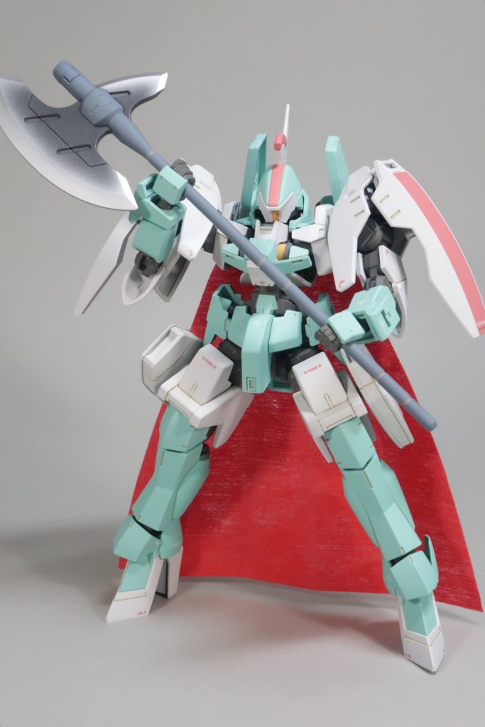 ライフルは騎士っぽくないので、代わりにロングアックスを持たせてみました