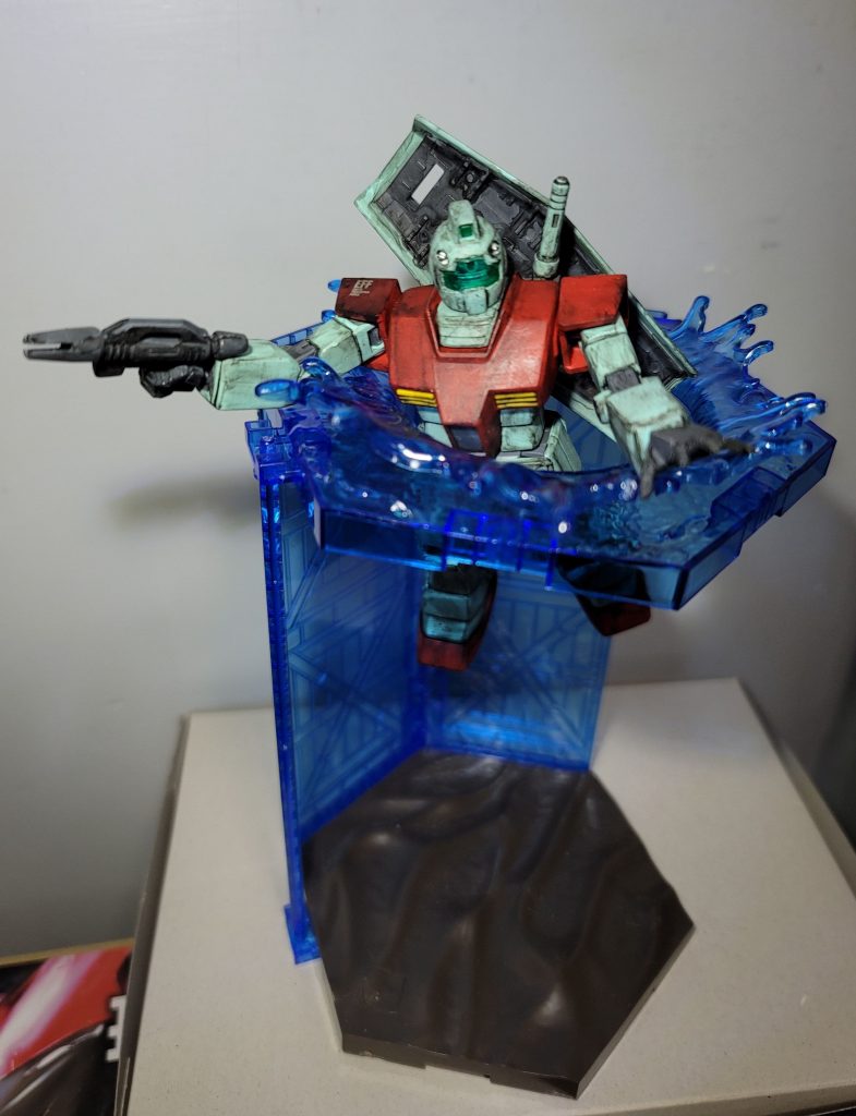 汚した後に「これでは下水から這い上がってきたもんだな!」と感じたので、この機体は下水パトロール用という設定になりました部隊名はドブ隊だろうきっと(適当)