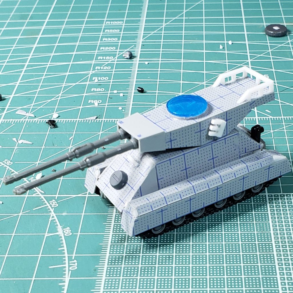 砲身と足まわりしか残りませんでした。