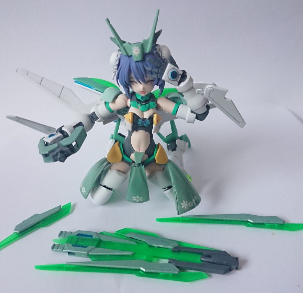 出来ませんでした。派手に転倒しこの後、頭部の髪飾りまで外れました…。