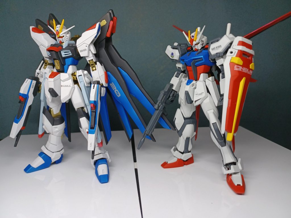 以前制作した。ストライクとツーショット。