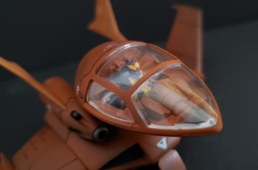 ガルマ大佐も作ってみました！ヘルメットの角の部分が大きくなってしまったw