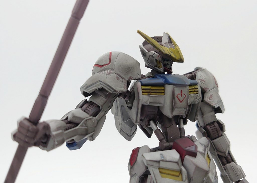 塗装レシピ下地&フレーム部：オキサイドレッド白：ガイヤ ニュートラルグレー2赤：クレオス レッド青：クレオス インディーブルー黄色：クレオス イエロー上記を塗った後に、エナメルの黒と、ウェザリングマスターのススを付けています。