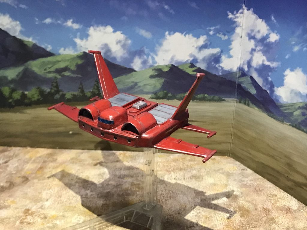 ドダイはプラ板でスクラッチしました。