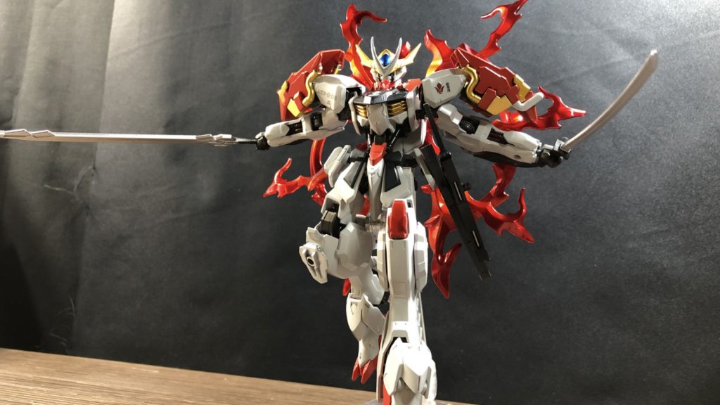 せっかくカミキバーニングをパーツ取りに使ったのでエフェクトパーツも使用