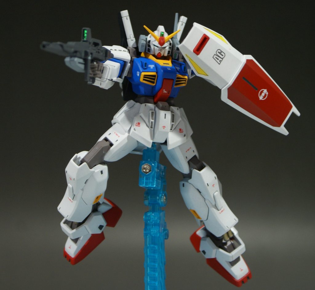 ライフルを構えて