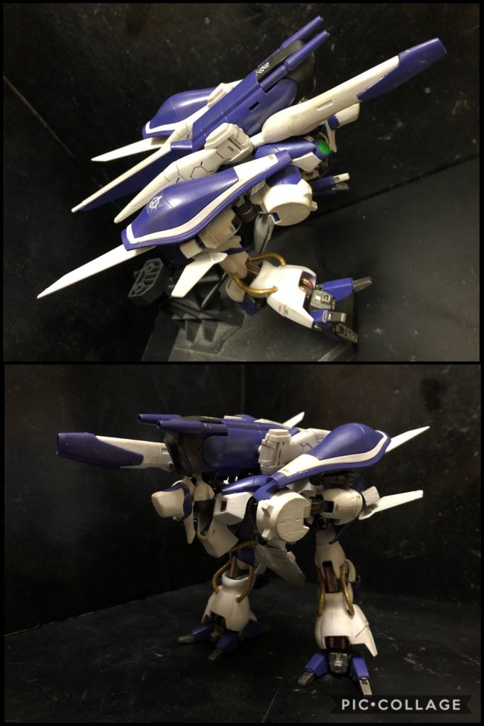 ハマーン「コレはガザCと同じであるな。」oyz「この変形、MA形態と砲台形態は、集団戦術で効果を発揮しますが、この機体はハマーン様の専用機ですので、この形態を取る必要は無いかと。同じ形態を取れるとだけ、ご認識ください。」ハマーン「ふむ。そう捉えずとも、皆を率いる際に、この形態をとれば、一致団結の意思が皆に伝わるであろう。別段、不要な形態という訳では無い。」oyz「なるほど、流石はハマーン様。お考えがお深い。」ハマーン様「Z系可変とは?」oyz「この可変は、エゥーゴの象徴とも言えるMS、Zガンダムの可変をガザにて再現した形態になります。」ハマーン「ほう?Zガンダムの。確かZガンダムといえば、全可変MSの中でも、最難関の可変機構を持つMSの筈。」oyz「そうです。ですが我ら可変開発室の総力をあげ、Z系可変をガザで再現する事に成功致しました!」ハマーン「ふむ、その所為でファンネルの開発が遅れているのではあるまいな?」oyz「い、いえ!敵の機体を知るのは重要な事でありますゆえ!」ハマーン「エゥーゴはまだ敵と決まった訳ではない。我らはシャアの真意を確かめねばならぬ。」oyz「そ、そうでしたっ!あ、あの!可変シークエンスをご覧下さい!!」