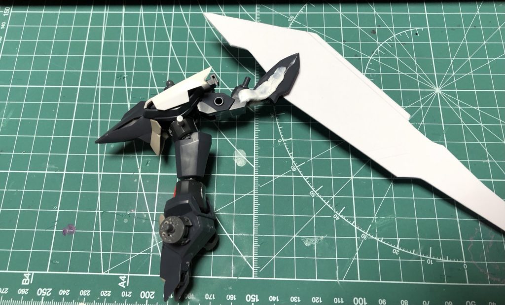 スタビライザー仮付け。取り外せるように中は色々細工してますが特に写真撮ってませんでしたね。