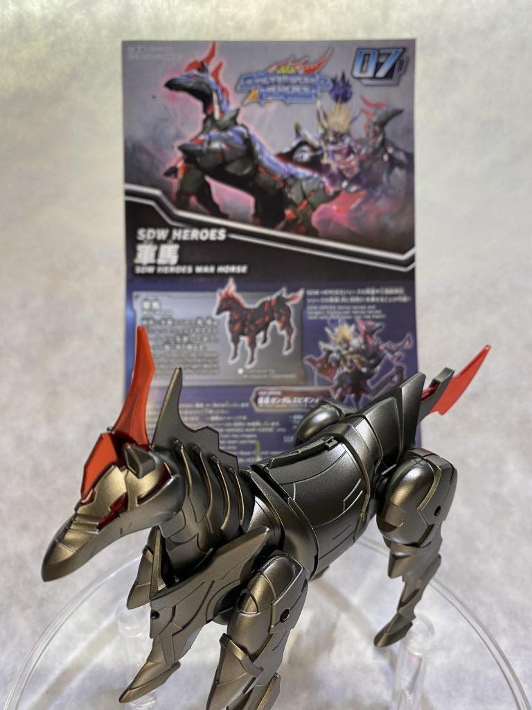 趙雲ダブルオー&軍馬の銅像–4枚目/制作者：@kazoo192365901