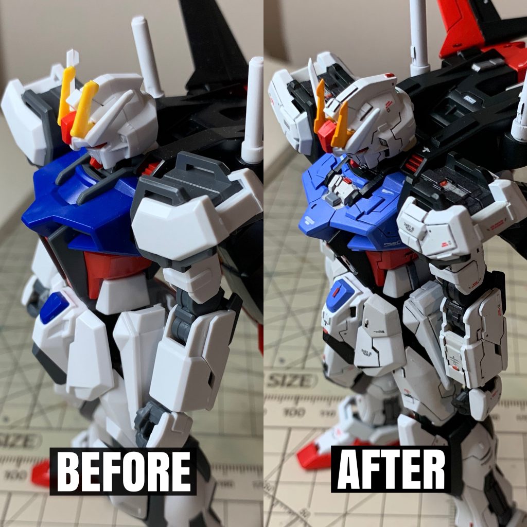 素組みとの比較です😄