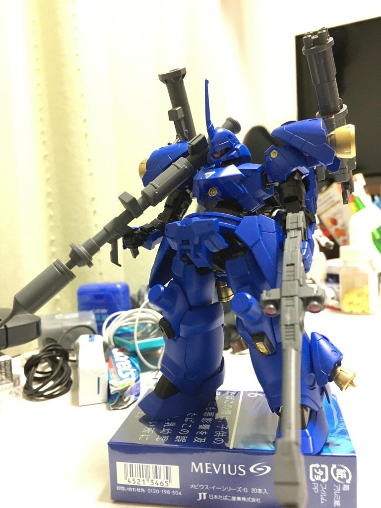 色塗ったらこんな感じ。もうケンプファー以外の何者でもないww時間ないなりに胸にジオンのデカール貼ってやりました☆(๑╹ω╹๑ )ここまでご覧いただきありがとうございます!30MM好きなのと、そこから生まれた思いつきの作品です。よかったらご評価、コメントをいただけると嬉しいです♪(๑˃̵ᴗ˂̵)