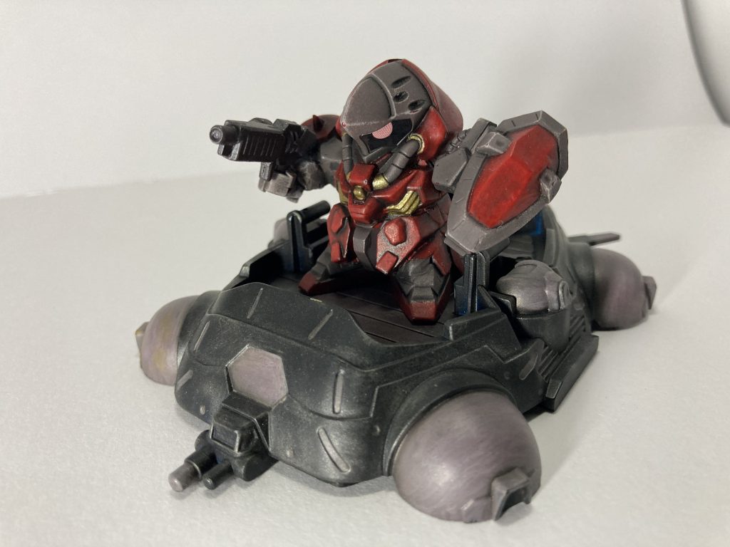 全体はリアルタッチマーカーグレー3でウォッシングしました。