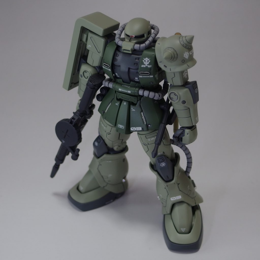 俯瞰で。スパイクアーマーは小振りなオリジンのものを。