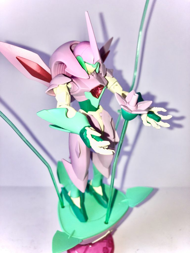 配色も優しい色を調色しました