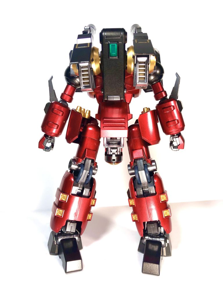 リア側。フィン内部もしっかり塗り分け。